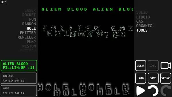 Интерфейс toz во время прохождения