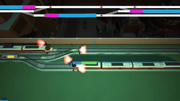 Интерфейс Train Manager во время прохождения