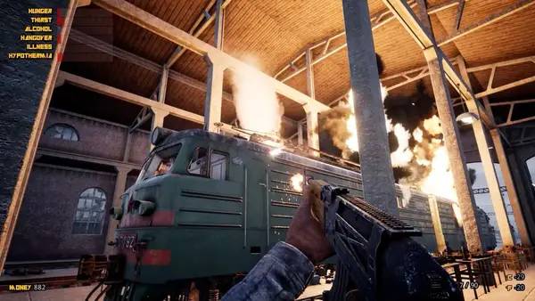 Интерфейс Trans-Siberian Railway Simulator во время прохождения