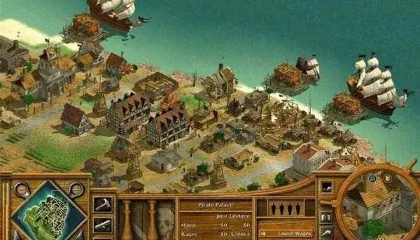 Интерфейс Tropico 2 Pirate Cove во время прохождения