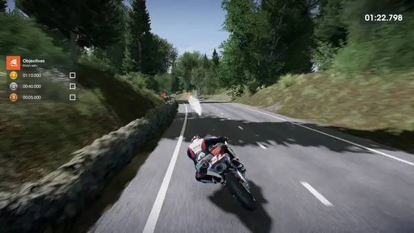 Интерфейс TT Isle of Man Ride on the Edge 2 во время прохождения