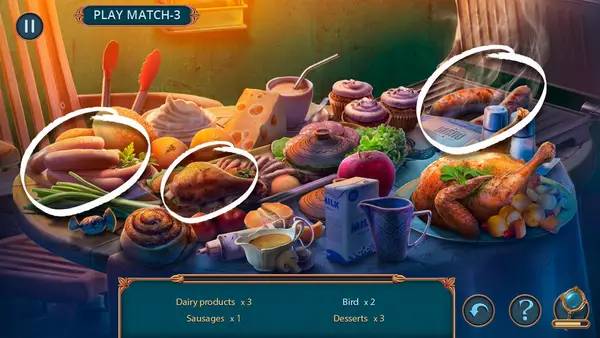 Интерфейс Twin Mind Ghost Hunter Collector's Edition во время прохождения