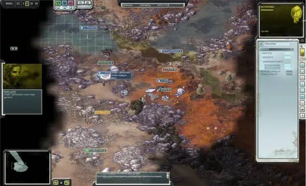 Интерфейс Unclaimed World во время прохождения