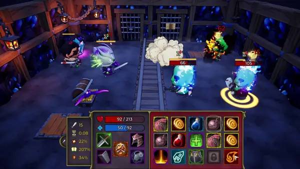 Интерфейс Underquest во время прохождения