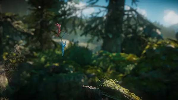 Интерфейс Unravel Two во время прохождения