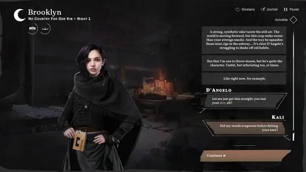 Интерфейс Vampire  The Masquerade - Reckoning of New York во время прохождения