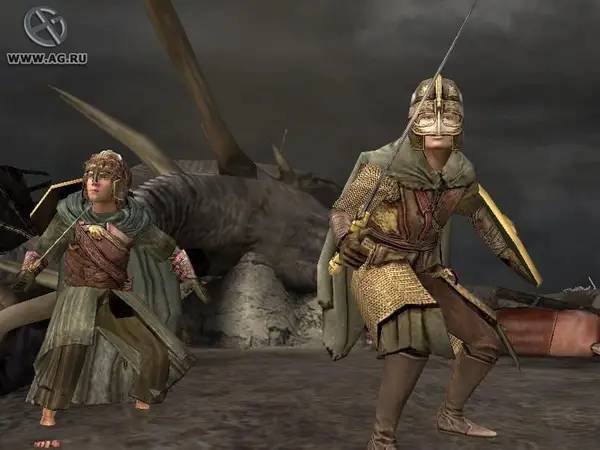 Интерфейс Властелин колец Возвращение короля (игра) во время прохождения