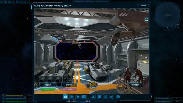 Интерфейс VoidExpanse во время прохождения