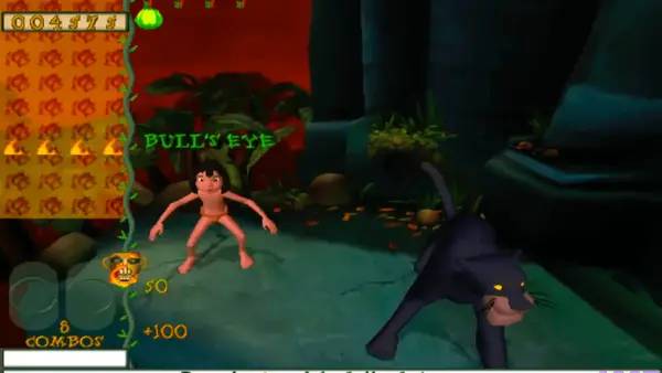 Интерфейс Walt Disney's The Jungle Book  Rhythm N'Groove во время прохождения