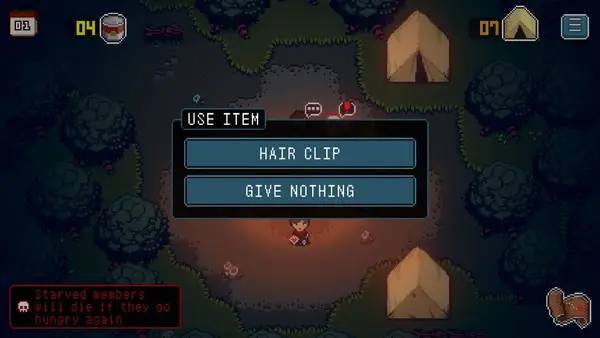 Интерфейс Wanna Survive во время прохождения