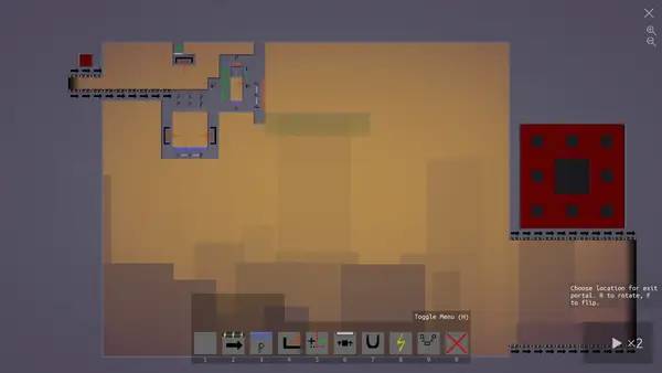 Интерфейс Warp Factory во время прохождения