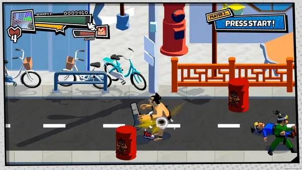 Интерфейс WarpZone vs THE DIMENSION во время прохождения