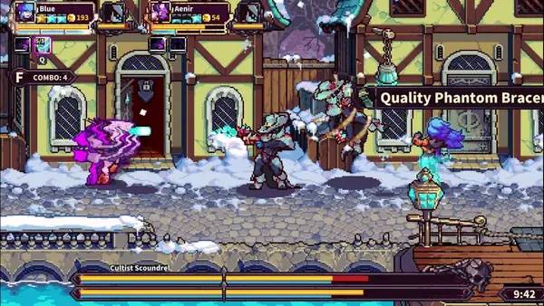 Интерфейс Wendigo Blue во время прохождения