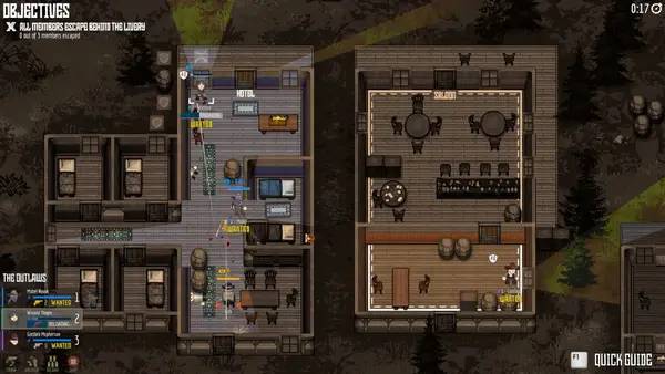 Интерфейс WESTSLINGERS во время прохождения