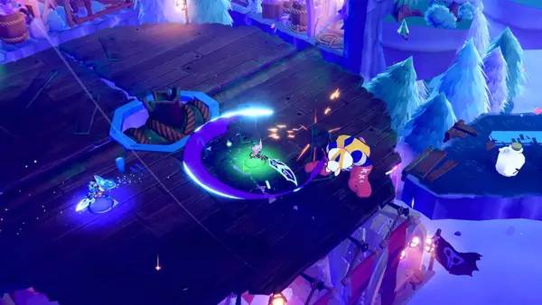 Интерфейс Windblown во время прохождения