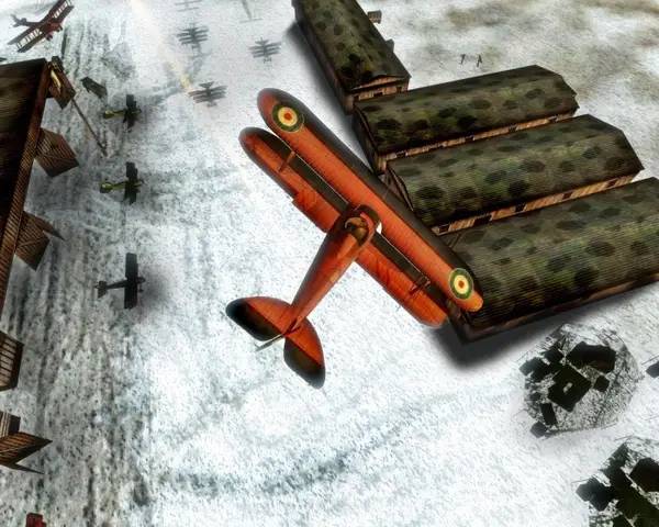 Интерфейс Wings of Honour Battles of the Red Baron во время прохождения