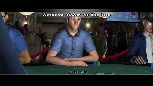 Интерфейс World Series of Poker 2008  Battle for the Bracelets во время прохождения