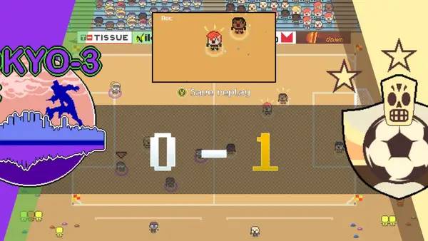 Интерфейс World Soccer Strikers '91 во время прохождения