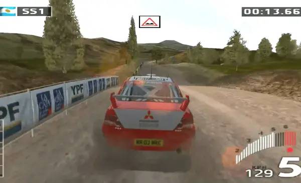 Интерфейс WRC 3  The Official Game of the FIA World Rally Championship во время прохождения