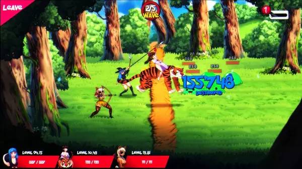 Интерфейс XP Girls во время прохождения