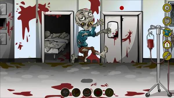 Интерфейс Zombie Gotchi во время прохождения