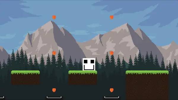 Кадр с взаимодействием персонажа и объекта в A NOT Troll Game