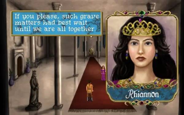 Кадр с взаимодействием персонажа и объекта в A Tale of Two Kingdoms