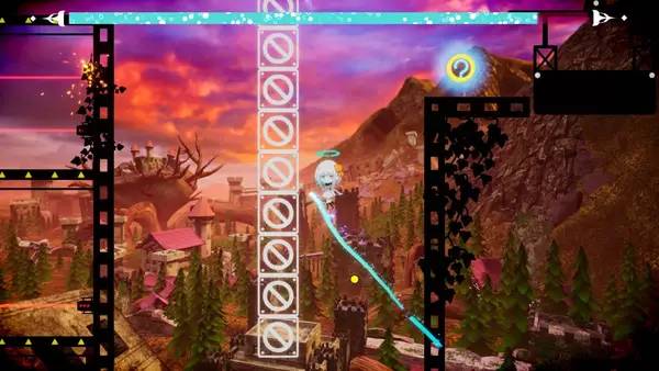 Кадр с взаимодействием персонажа и объекта в Abyss Memory Fallen Angel and the Path of Magic