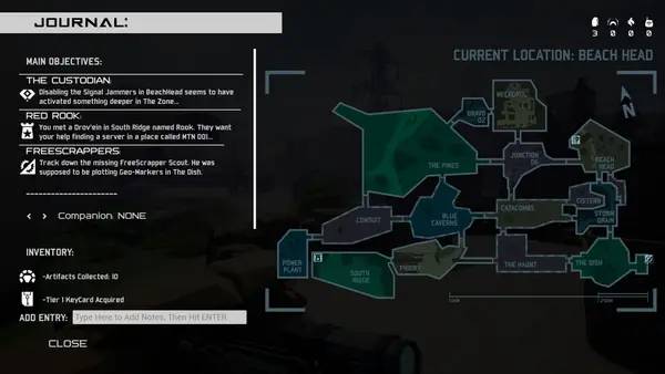 Кадр с взаимодействием персонажа и объекта в ADACA