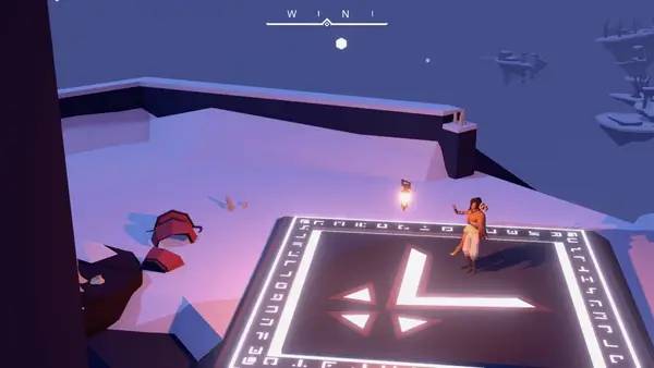 Кадр с взаимодействием персонажа и объекта в AER Memories of Old