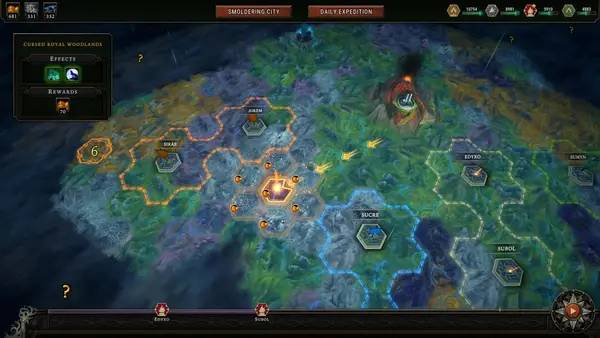 Кадр с взаимодействием персонажа и объекта в Against the Storm