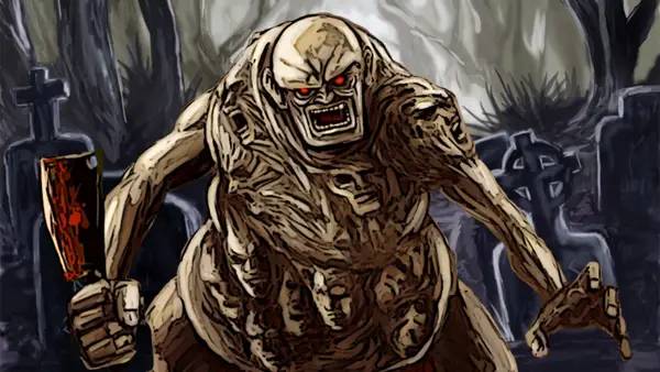 Кадр с взаимодействием персонажа и объекта в Age of Fear The Undead King