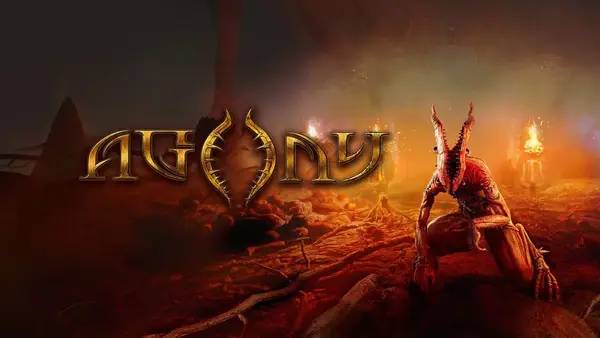 Кадр с взаимодействием персонажа и объекта в Agony
