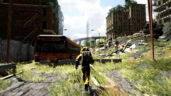 Кадр с взаимодействием персонажа и объекта в Alien AI