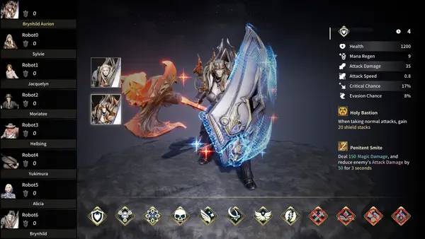 Кадр с взаимодействием персонажа и объекта в Alpha League HD