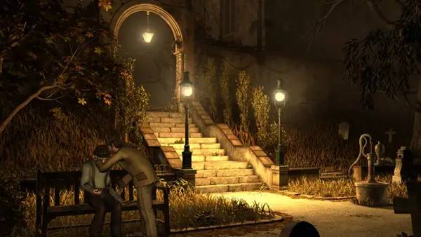 Кадр с взаимодействием персонажа и объекта в Alter Ego (2010)