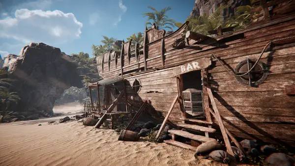 Кадр с взаимодействием персонажа и объекта в Amerzone - The Explorer's Legacy