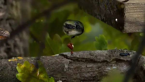 Кадр с взаимодействием персонажа и объекта в AntVentor