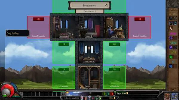 Кадр с взаимодействием персонажа и объекта в Archmage Rises