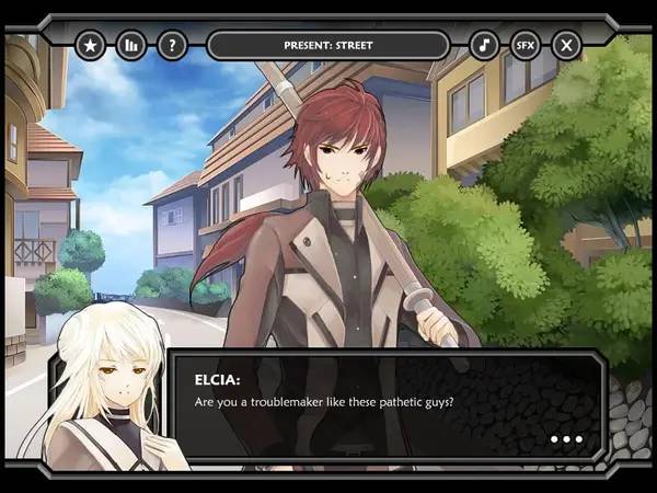 Кадр с взаимодействием персонажа и объекта в Area-X