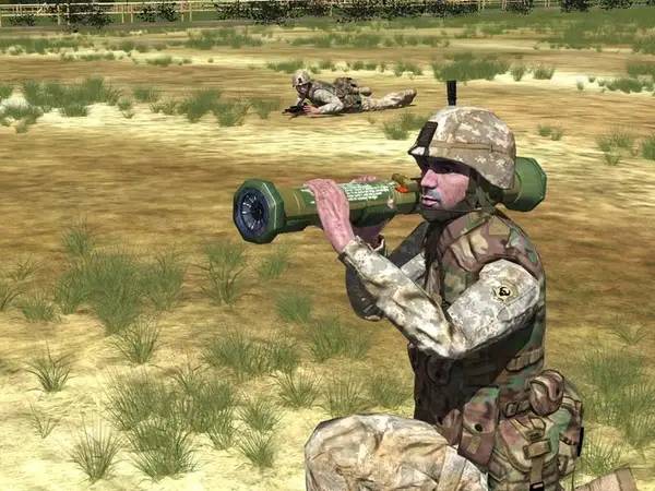 Кадр с взаимодействием персонажа и объекта в Armed Assault Gold (ArmA Gold)