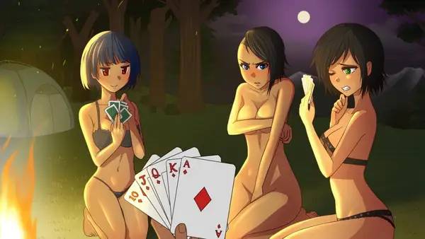 Кадр с взаимодействием персонажа и объекта в Army Gals