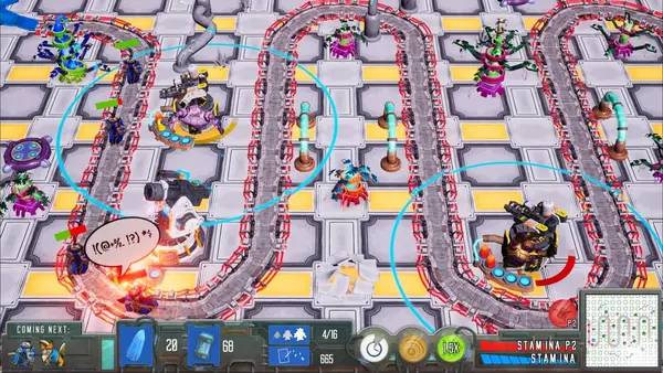 Кадр с взаимодействием персонажа и объекта в Assault On Metaltron