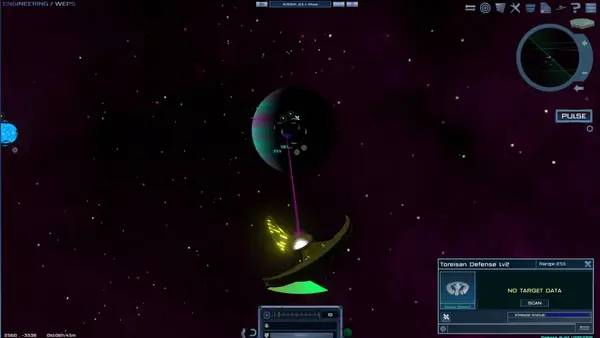 Кадр с взаимодействием персонажа и объекта в Astrela Starlight