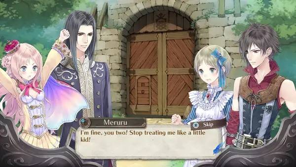 Кадр с взаимодействием персонажа и объекта в Atelier Meruru ~The Apprentice of Arland~ DX