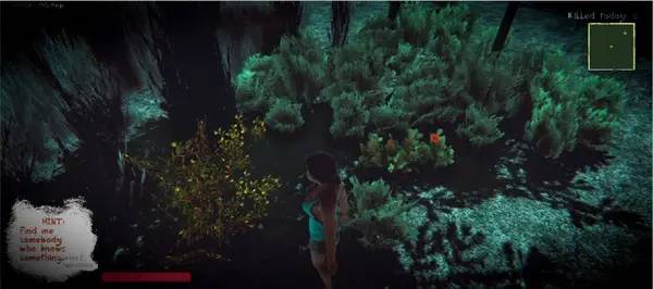 Кадр с взаимодействием персонажа и объекта в ATROFIL THE KEY