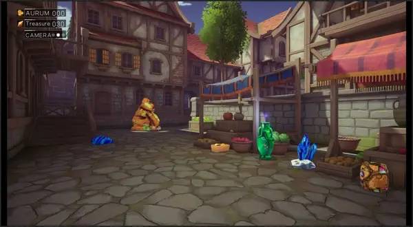 Кадр с взаимодействием персонажа и объекта в AURUM