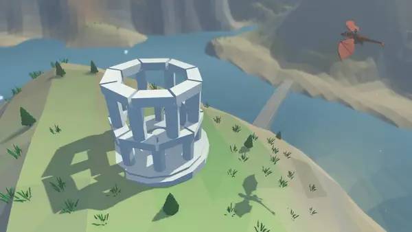 Кадр с взаимодействием персонажа и объекта в Ayre