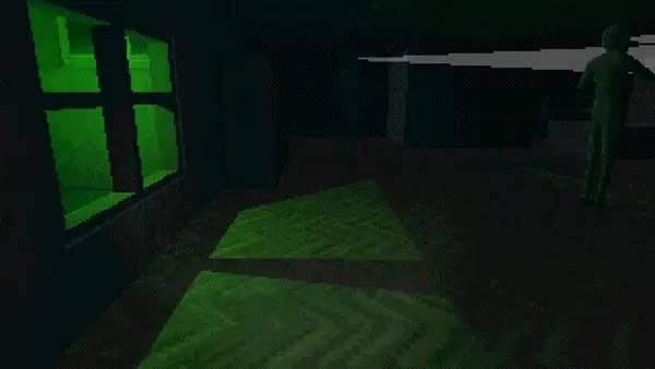 Кадр с взаимодействием персонажа и объекта в Babba Yagga Woodboy