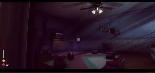 Кадр с взаимодействием персонажа и объекта в Baby Blues Nightmares - Toddler Horror Game